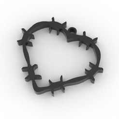 puass.jpg Archivo STL Aros spike heart・Plan de impresora 3D para descargar