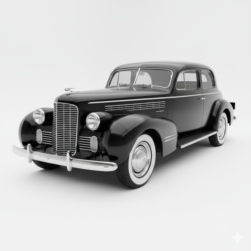 Cadillac Series 60 (1936) modern hypercar STL, tuned car STL, hatchback STL, off road truck STL, split parts car STL, printable car, coupe STL, print ready car STL, easy to print car, hyper detailed car STL, 1930s car STL, prototype race car STL, car 3D m