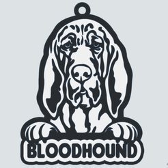 blood-tinker.png Fichier STL gratuit Porte-clés chien de chasse・Modèle pour impression 3D à télécharger
