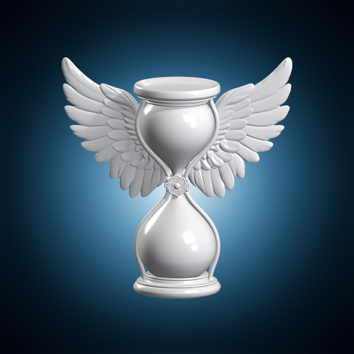 Angelic Hourglass Figure 3D Print Model