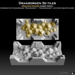 drakborgen-treasure-insta-promo.jpg STL file Drakborgen 3D Tiles Dragon Hoard・3D print model to download, SharedogMiniatures