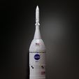 5.jpg Artemis 1 The Space Launch System (SLS): NASA’s Moon Rocket take off (lamp) and pedestal File STL-OBJ for 3D Printer