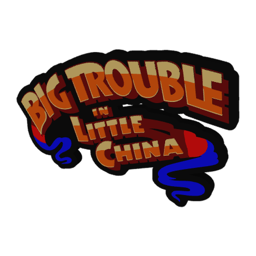 3D MULTICOLOR LOGO/SIGN - Big Trouble in Little China