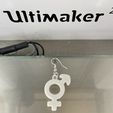 IMG_3841.jpg Free STL file Trans-Gender earrings・3D printing model to download
