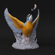 01.jpg Archivo 3D Kingfisher [MMU] Tres versiones・Diseño imprimible en 3D para descargar