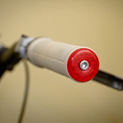 DSC_2229cr.jpg Free STL file Bar-End bike Plugs・3D printable design to download