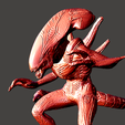 0c.png Berserker Xenomorph Hybrid AVP Evolution Predator Alien Predalien ultra detailed STL for 3D printing