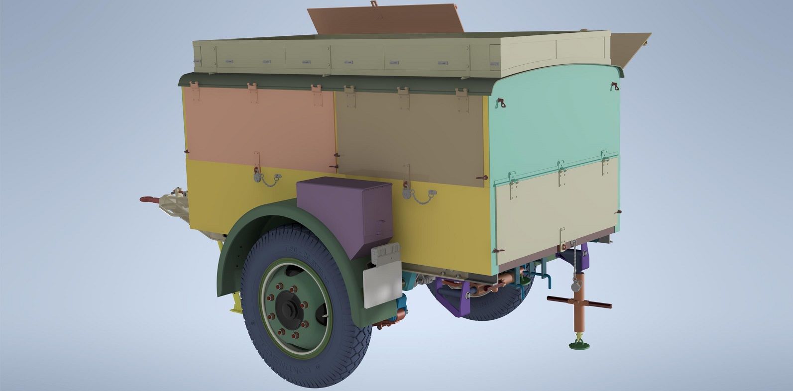 1_5-ton-trailer-frame-assembly-10.jpg 3D file 1/35 scale Sd.Ah.56/57 ammunition trailer・3D printing design to download, HomeBrewParts
