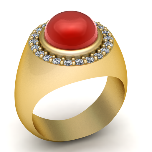 Turkish Ring for Man – 3D Printable Jewelry CAD Model (STL, OBJ, 3DM, FBX)