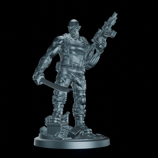 👾 Sledge Statue (SHADOWRUN ) 3D Model - Print-Ready・ STL File for 3D ...