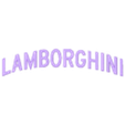 Lamborghini Logo LED Letter v1.stl Lamborghini Logo LED