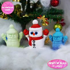 A.jpg CUTE SNOWMAN  (NO SUPPORTS)