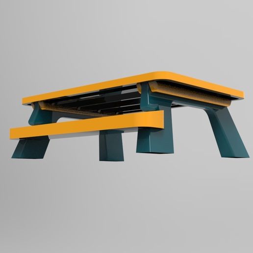 STL file rc table 1/10 🌆 ・3D printable model to download・Cults