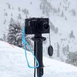 Capture d’écran 2016-12-02 à 17.39.31.png Free STL file Ski pole camera tripod adapter・3D print object to download