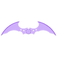 Batman Arkham Batarang-small.stl Batman Arkham Batarang
