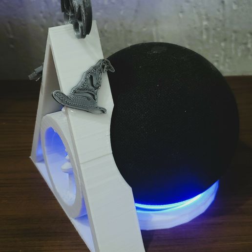 20230320_213846.jpg Suporte Alexa Echo Dot 4a e 5a Geração Reliquias da Morte II Harry Potter SEM SUPORTES