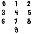 Stil_4_Zahl_0-9.jpg 数字 - 数字 - 0,1,2,3,4,5,6,7,8,9 - 10 种不同风格 - SVG + STL