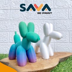 Perro1.jpg STL file Balloon Dog Statue・3D print object to download