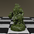 render_orcKing.png Fantasy chess pieces human vs orcs