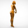 1.6.jpg Pose N1 Attractive woman Miniature 3d print Model