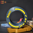 ) 3 Free STL file Formula 1 (F1) Wheel Keychain 🏎️・3D printing design to download, 3DVision_prints