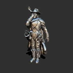 1.jpg Archivo STL gratis Arquero elfo con facepalm・Diseño de impresión 3D para descargar