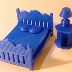 Doll_Furniture.JPG Free STL file 3 Inch Doll Furniture・Object to download and to 3D print
