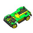 9.png Jeep - Housing for RC Car  - Printable 3d model - STL + CAD bundle - Personal Use