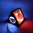 PARED-GEARS-INCLINADA.jpg Triangular USB table lamp with Gears of War, The punisher, UNSC, SHIELD theme