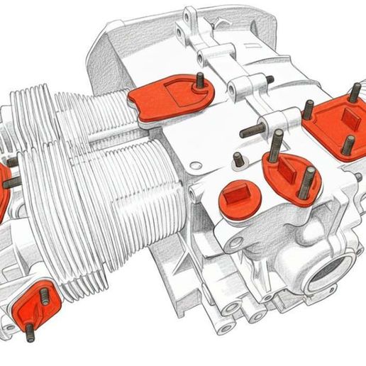 🚌 VW Aircooled Type 1 Engine cover – Storage / Reassembly Protection ...