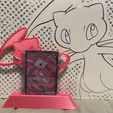 tempImagez6iePw.jpg Pokemon TCG Mew Display Stand - PSA card holder version