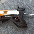 adderini_pistol_39.jpg Adderini - 3D Printed Repeating Slingbow / Crossbow Pistol