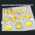 ENCANTO.jpg ENCANTO COOKIE CUTTER STAMP SET OF 9