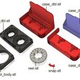 shem.jpg Файл STL Брелок для кассет двойной 📼・Дизайн 3D-печати для загрузки3D