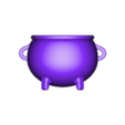 cauldron_no_stars.stl Fidget Cauldron Keychain - Halloween