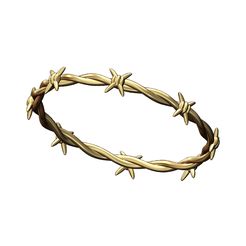 Barbwire-round-cuff-bracelet-V1-00.jpg Файл STL 3D-печатная модель браслета из колючей проволоки Thornes・3D модель для печати скачать