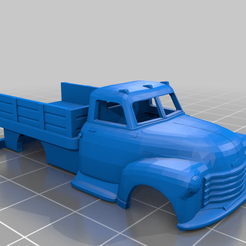 1949_Chevy_Pickup_Truck_Flatbed_01.png 1949 Chevy Truck Flat Bed, Tjet Long Wheelbase
