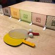 ping pong makerslab 3d print 011.jpg Tenis de mesa ping pong