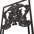 Wireframe-Low-Boiserie-Carved-Decoration-Panel-02-5.jpg Boiserie Carved Decoration Panel 02