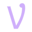 V.stl BARBIE Letters and Numbers (old) | Logo