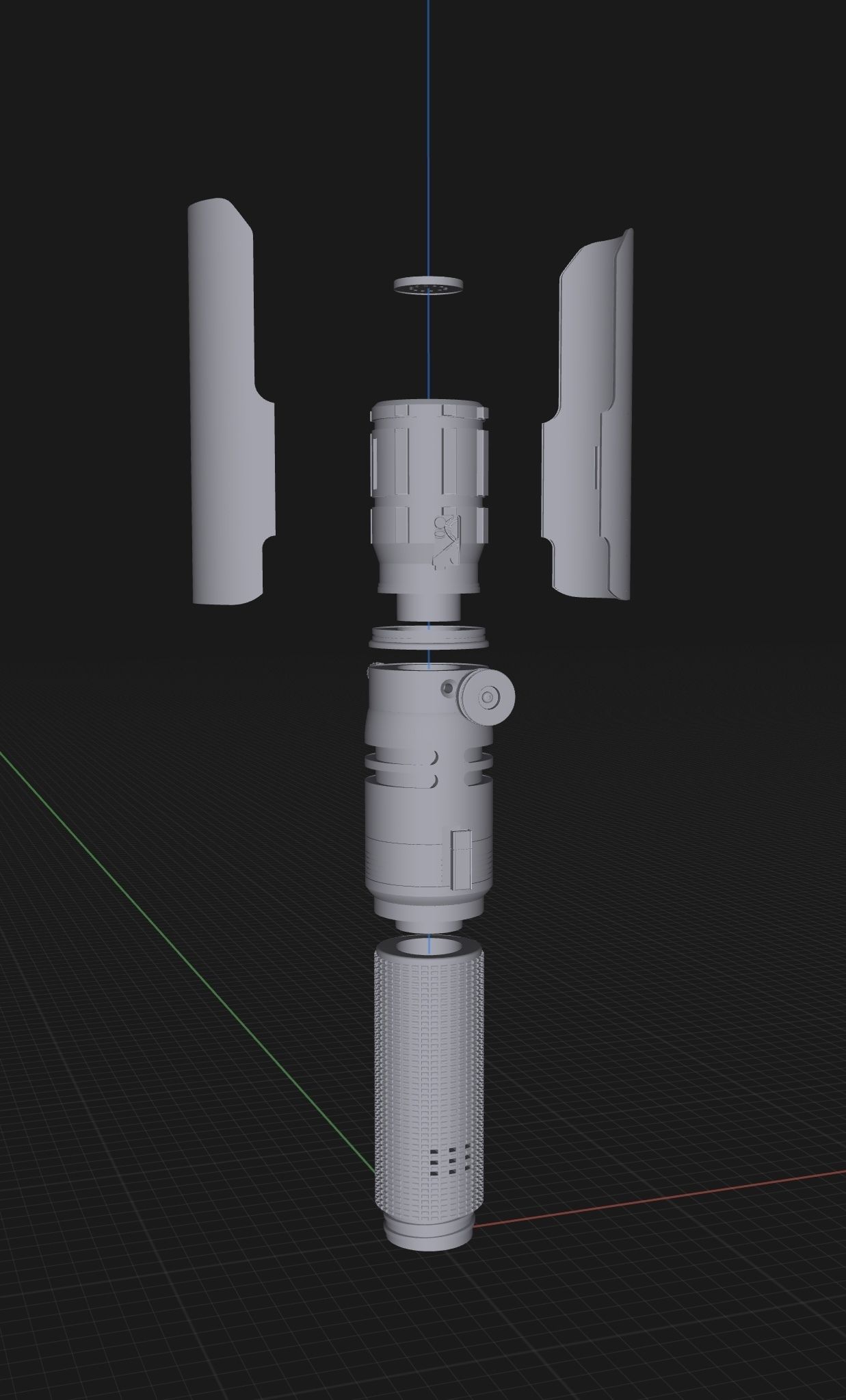 Fichier 3d Cal Kestis Legacy Saber Poignée En Miroir Pour Sabre Double