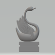 4.png Graceful Swan 3D print model