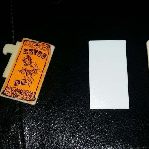 Playmobil 1976 Western building (3422, 3423, 3424 etc.) flat against the wall and perpendicular signs - 3D model önizlemesi