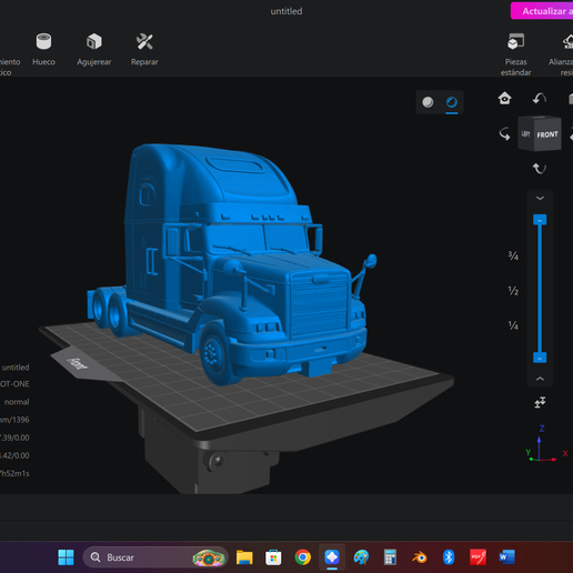 👽 Freightliner FLD・ STL File for 3D printing・Cults