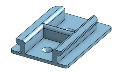 Slim Milwaukee tool holder 3D model