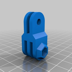 712d175d011e08b8b087c87650d53b1f.png Free STL file Straight GoPro Adapter・3D printable model to download
