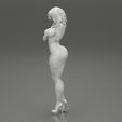 Girl-0012.jpg Tanned Stylish Brunette Girl In Short Dress 3D print model