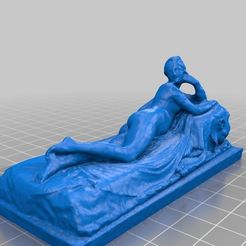 NaidBased_solid.jpg Free STL file Reclining Naiad - Fixed・3D printer design to download