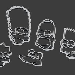 01.jpg Cookie Cutter / Cookies The Simpsons