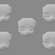 pack1.png Face Pack 3 for Modular Anime Chibi Figurine
